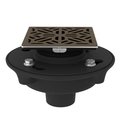 Rohl Decorative Shower Drain Mosaic Complete Cast Iron Drain Assembly SDCI2-3144EB